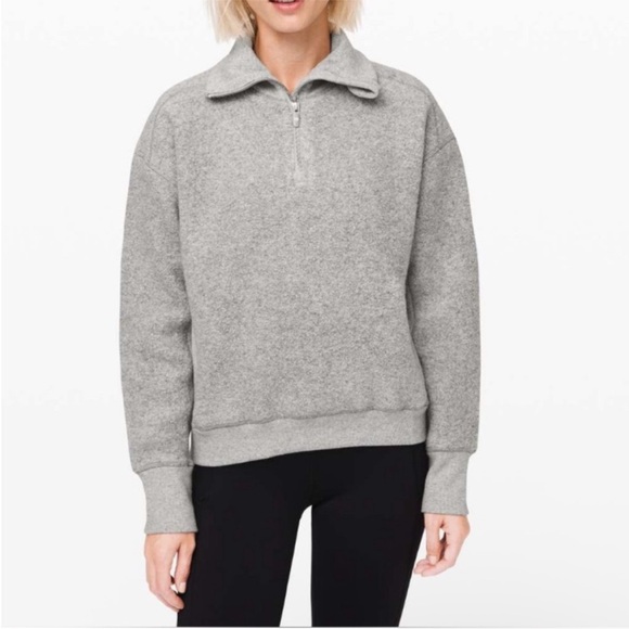 lululemon athletica Tops - ⭐️❤️Lululemon athletica Gray Half-Zip Pullover